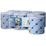 Tork 473263 Reflex Wiping Paper Plus Paper Towel Blue 2Ply, M4, 194mm x 350mm x 429 Sheets X 6 Rolls
